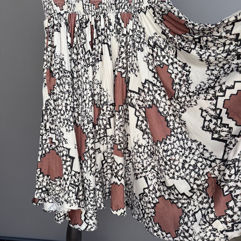 Anthropologie Black and White Midi Skirt - Picture 2 of 9